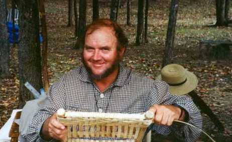 Dad in his element - outside and busy (Photo Copyright 1999 by Carolyn Smith)