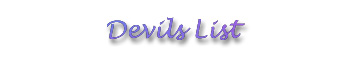 Devils List