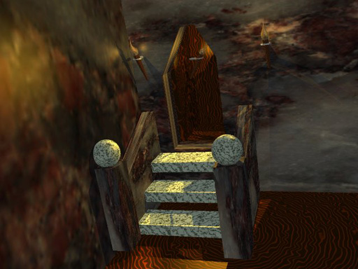 3D Computer Artwork: Stairway.