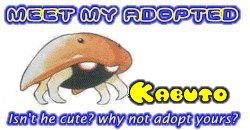 I've adopted a Kabuto at the Official Pokemon Adoption Center, Get yours today!