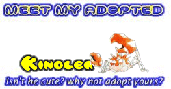 I've adopted a Kingler at the Official Pokemon Adoption Center, Get yours today!