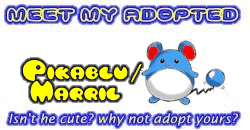 I've adopted a Pikablu at the Official Pokemon Adoption Center, Get yours today!