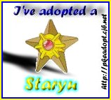 I've adopted a Staryu at the Official Pokemon Adoption Center, Get yours today!