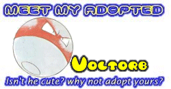 I've adopted a Voltorb at the Official Pokemon Adoption Center, Get yours today!