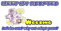 I've adopted a Weezing at the Official Pokemon Adoption Center, Get yours today!