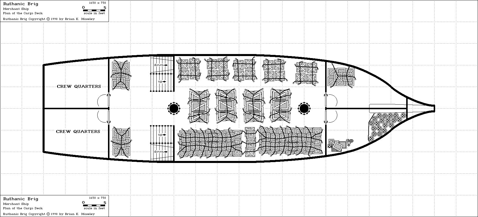 Ruthanic Brig [Cargo Deck] (27 k) Copyright  1998 Brian K. Moseley. All rights reserved.