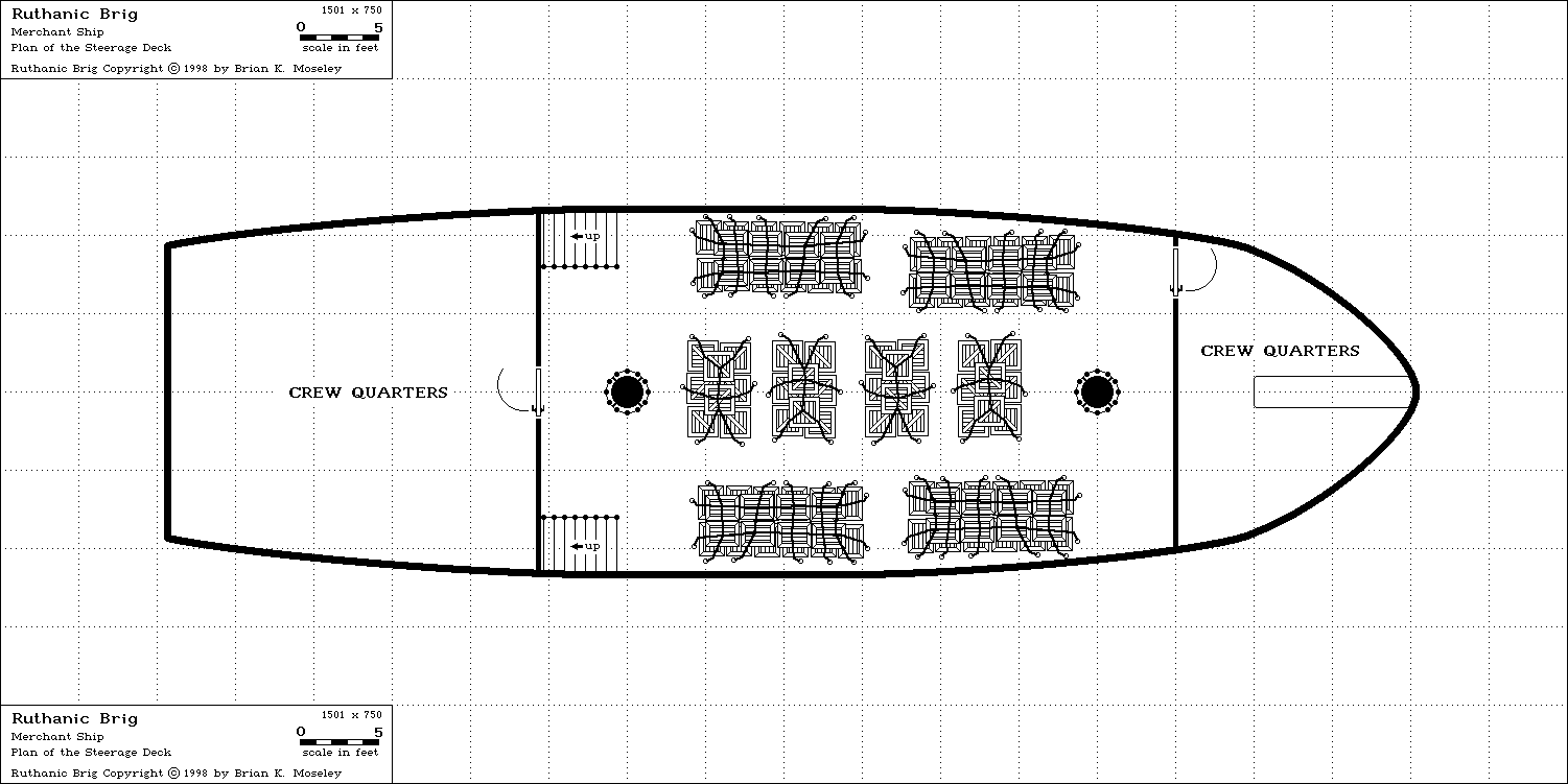Ruthanic Brig [Steerage Deck] (36 k) Copyright  1998 Brian K. Moseley. All rights reserved.