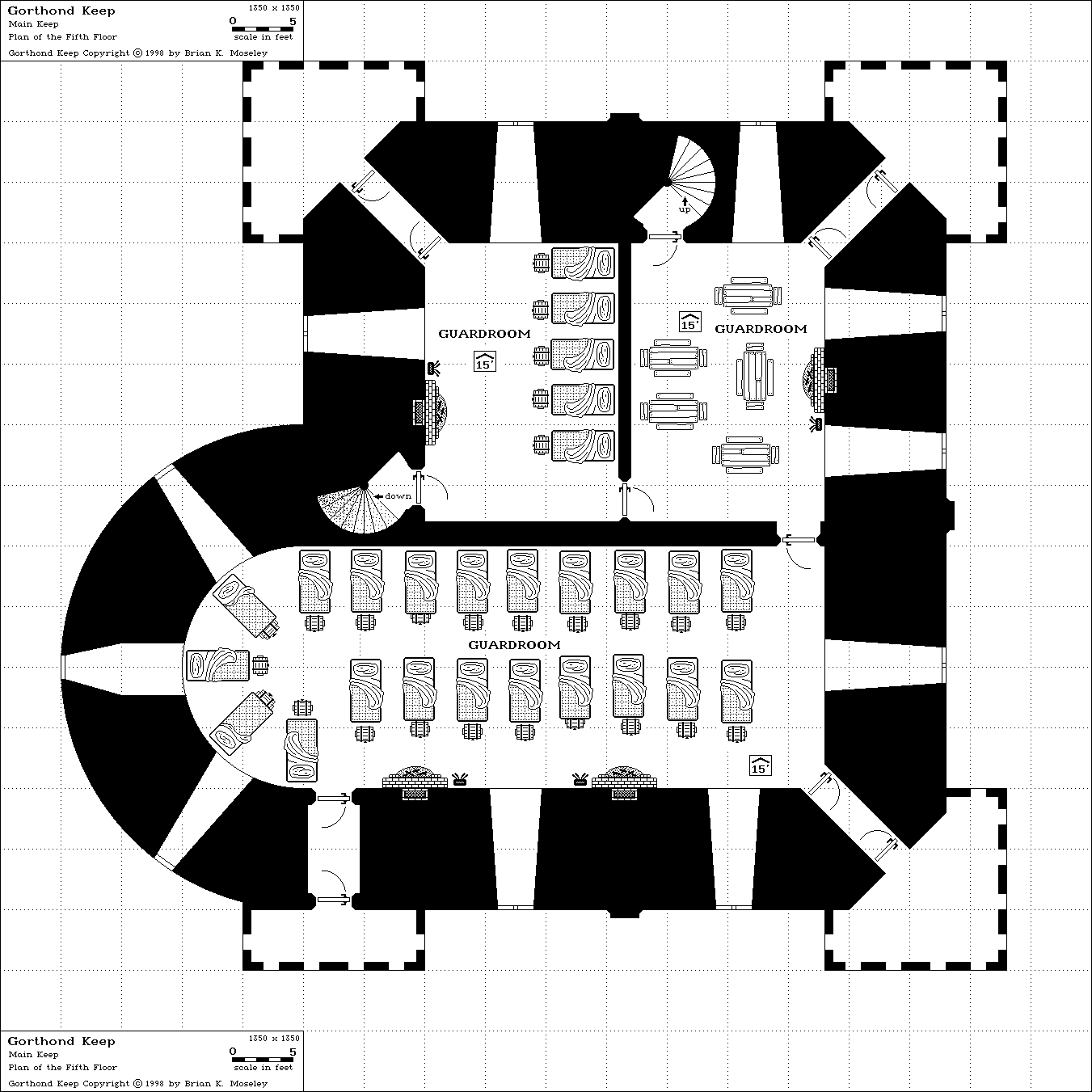 Gorthond Keep [Fifth Floor] (45k) Copyright  1998 Brian K. Moseley. All rights reserved.