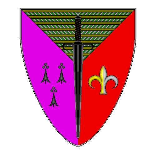 Heraldry of the Nation of Blacksword. Copyright  1998 Brian K. Moseley. All rights reserved.
