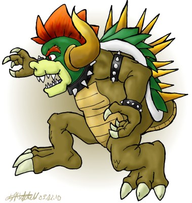 Giga Bowser is one mean monster.