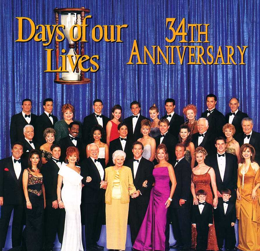 The Cast of year 2000. Dee's dress is amazing