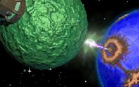 Emerald Moon hurtling towards Twinsun