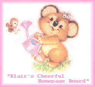 *Blair's Cheerful Homepage Award*