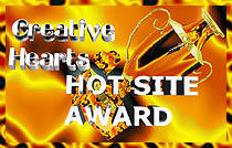 Creative Hearts HOT SITE AWARD