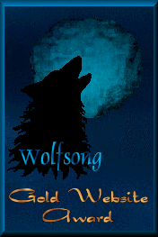Wolfsong Gold Website Award