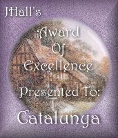 JHall's Award Of Excellence Presented To: Catalunya