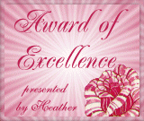 Award of Excellence presented by Heather