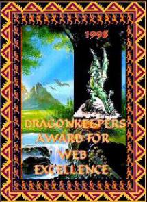 Dragonkepers Award For Web Excellence 1998