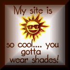 My site is so cool... you gotta wear shades!
