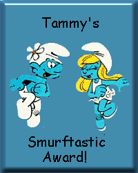 Tammy's Smurfastic Award!