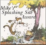 Mike's Splashing Site Award