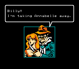 Billy! I'm taking Annabelle away.