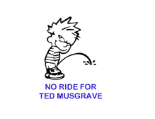 Pee on Ted Musgrave