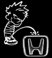 Pee on Honda