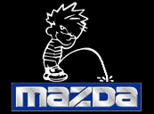 Pee on Mazda