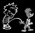 Pee on Woodywoodpecker