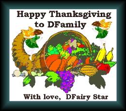 Happy Thanksgiving from DFairy Star