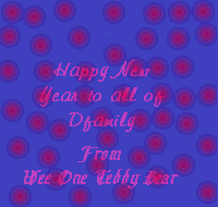 Happy New Year from Wee One Teddy Bear
