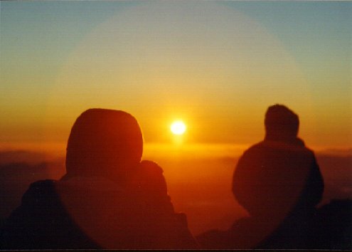  Sun-rise, on the tope of Jeerey Mountain January 1st 1995 ...