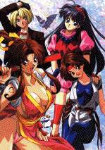 Mai, King, Athena, and Yuri