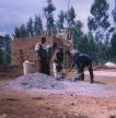 A house being built by Habitat for Humanity Ethiopia