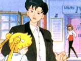 Usagi tries to make Mamoru remember her