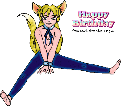 A birthday present from Starluck. Thank you!