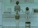 Ami and her mom baking cookies