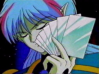 Los monstruos aparecen cuando Ann escoge una baraja y luego Alan con una melodia de su flauta cobran vida la figura impresa en ella