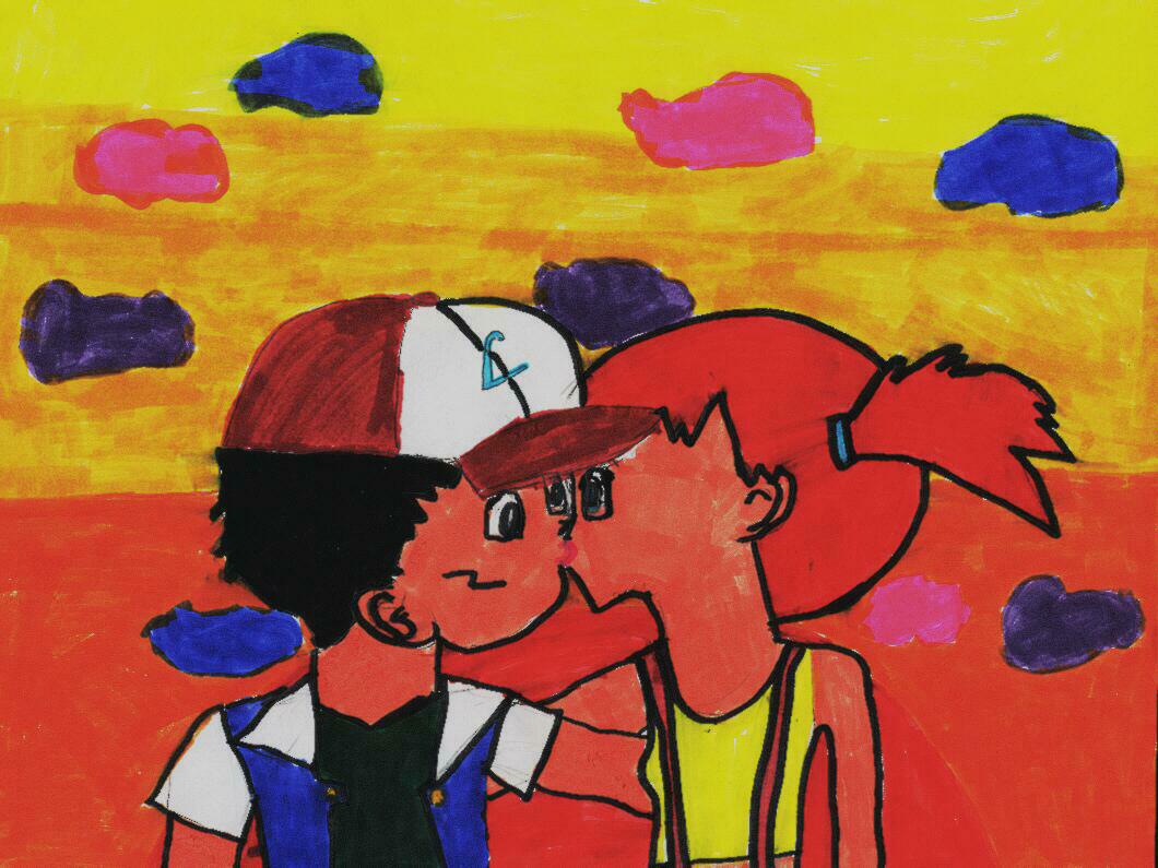 Kissing!