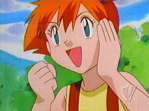 Psyduck's trainer cheering it on. 