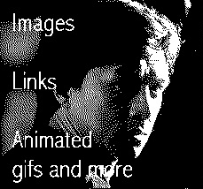 images, links, animated gifs
