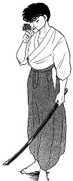 Kunou adora fazer pose