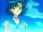 Sailor Mercury looking