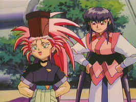 Aeka persuading Washu