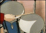 Seiya plays drums
