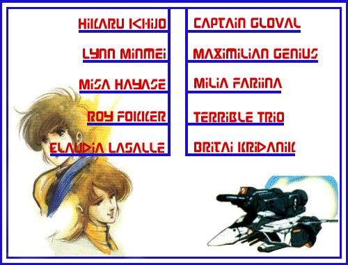 ROBOTECH Characters