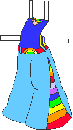 Rainbow Brite's Rave Outfit