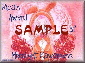 Rica's Award of Moonlight Kawaiiness