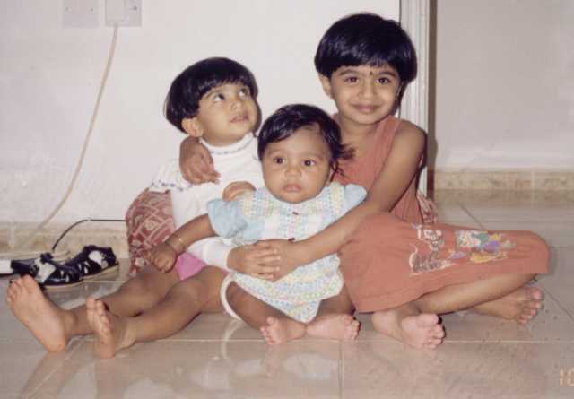 Shefali (Elias's daughter), Meha (Sunil's daughter) and Abinaya